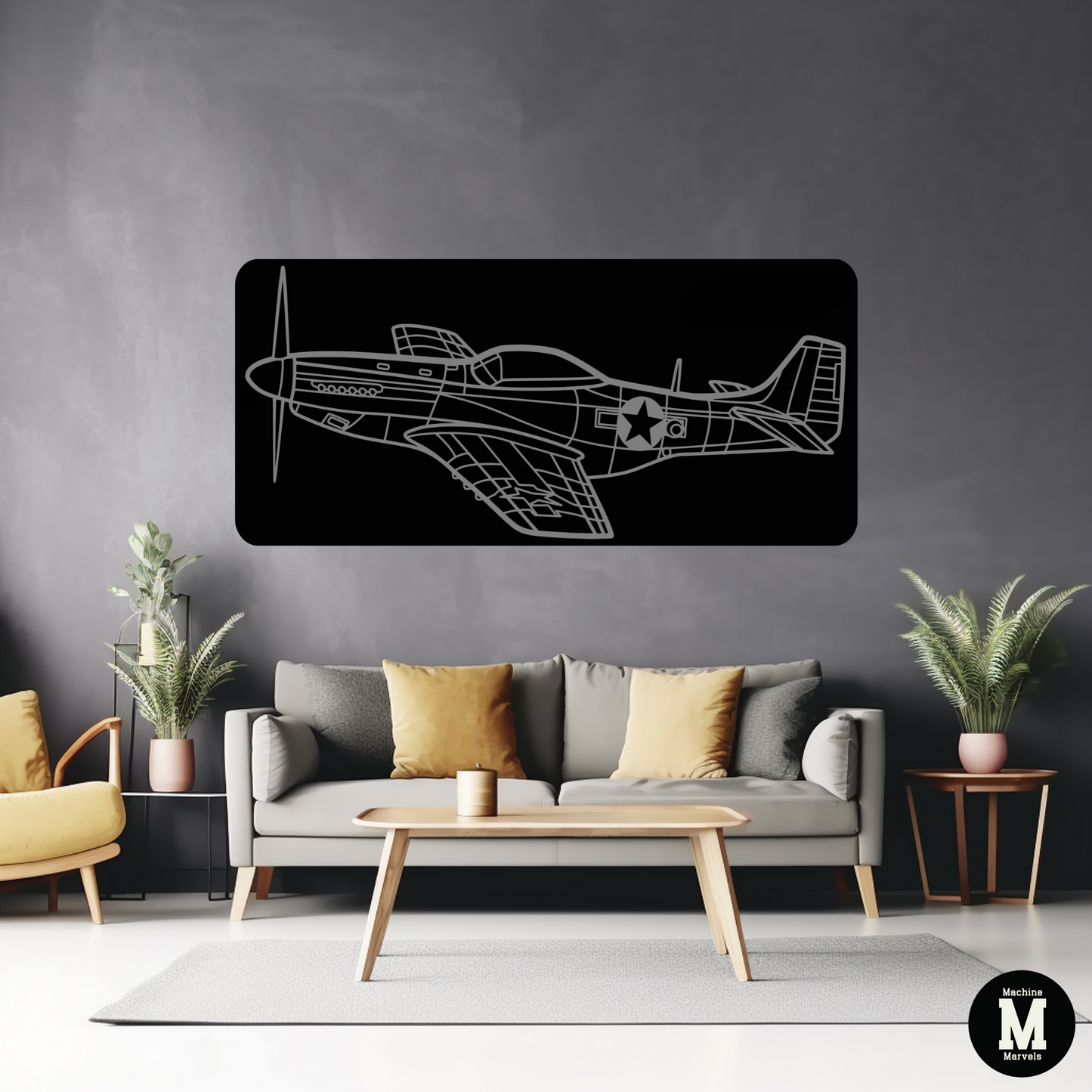 "Inspired by": P51 Mustang